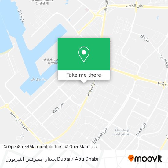 ستار ايميرتس انتيريورز map