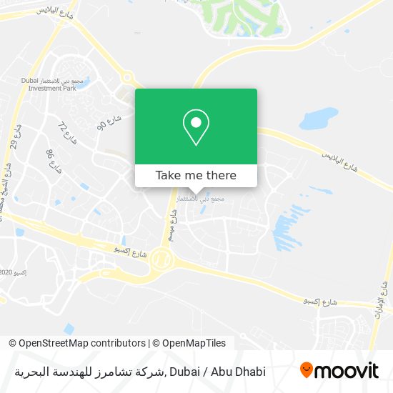 شركة تشامرز للهندسة البحرية map