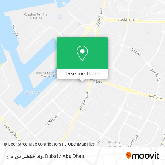 وفا فينشر ش م ح map