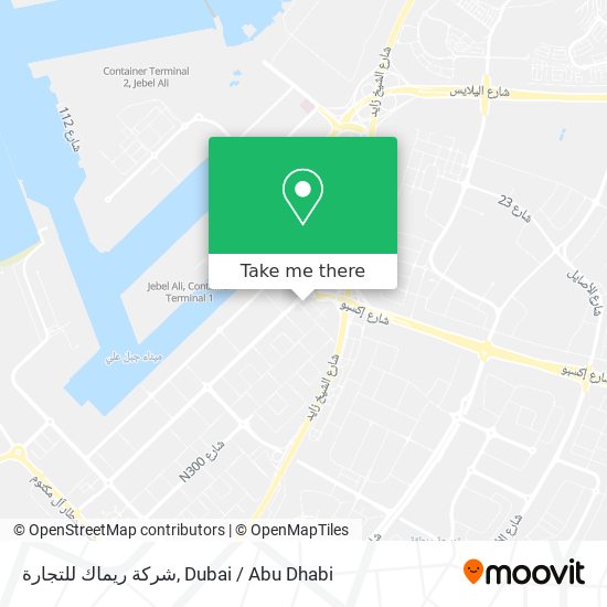 شركة ريماك للتجارة map