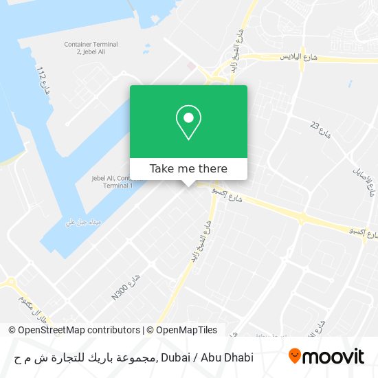 مجموعة باريك للتجارة ش م ح map