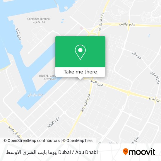 بوما بايب الشرق الاوسط map