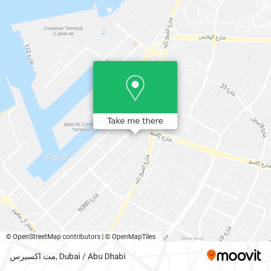 مت اكسبرس map