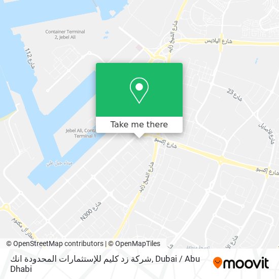شركة زد كليم للإستثمارات المحدودة انك map
