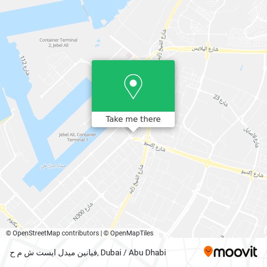 فيانين ميدل ايست ش م ح map