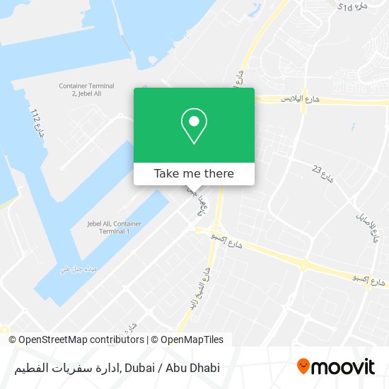 ادارة سفريات الفطيم map