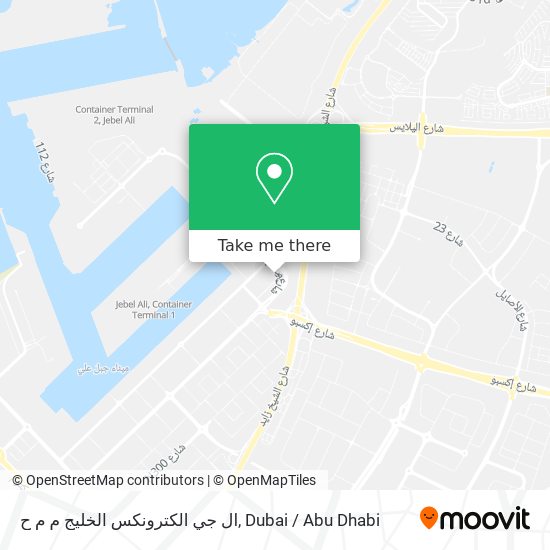 ال جي الكترونكس الخليج م م ح map