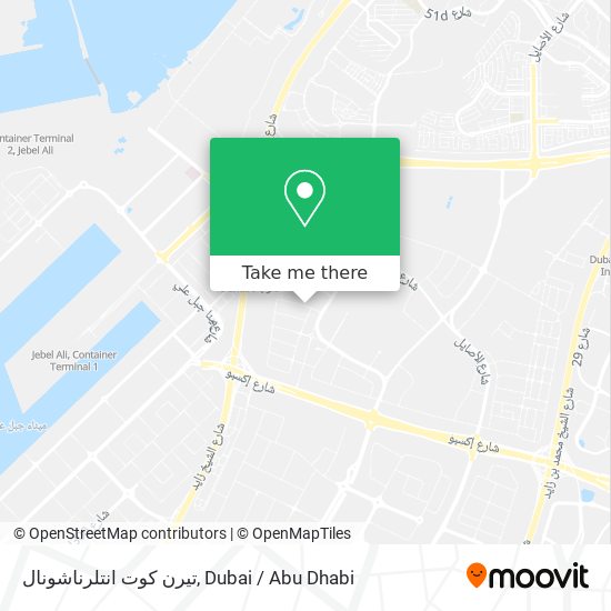 تيرن كوت انتلرناشونال map