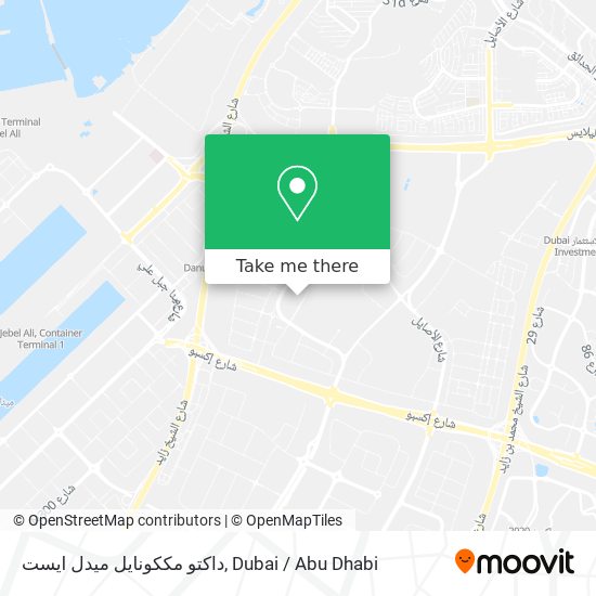 داكتو مككونايل ميدل ايست map