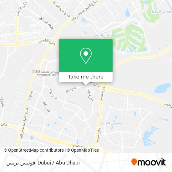 فونيس تريس map