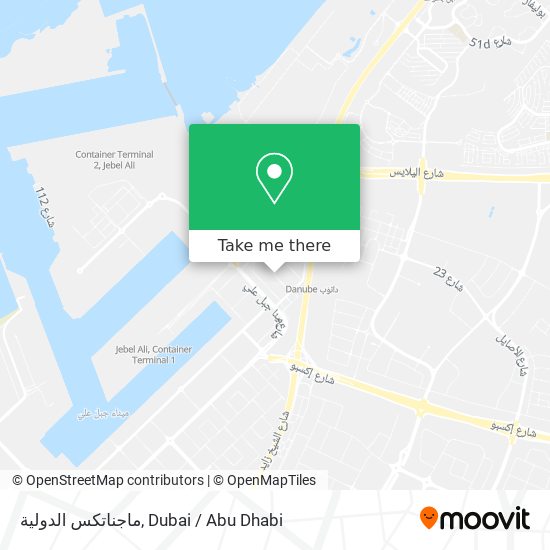 ماجناتكس الدولية map