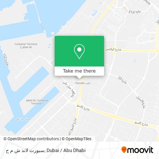 سبورت لاند ش م ح map