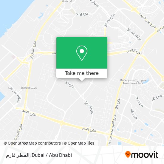 المطر فارم map