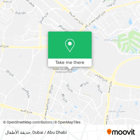حديقة الأطفال map