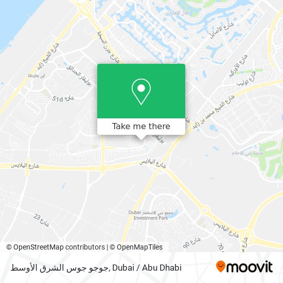 جوجو جوس الشرق الأوسط map