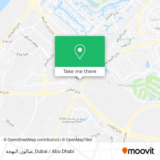 صالون البهجة map