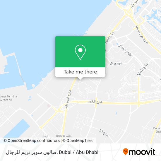 صالون سوبر تريم للرجال map