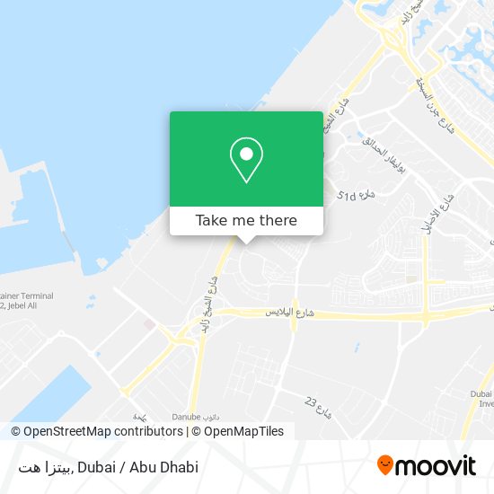 بيتزا هت map