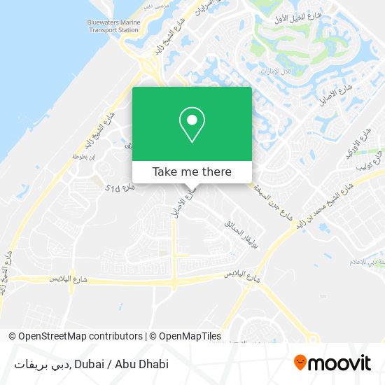 دبي بريفات map