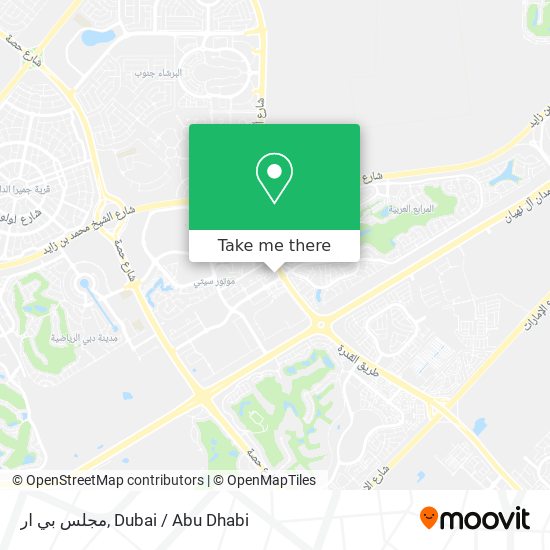 مجلس بي ار map