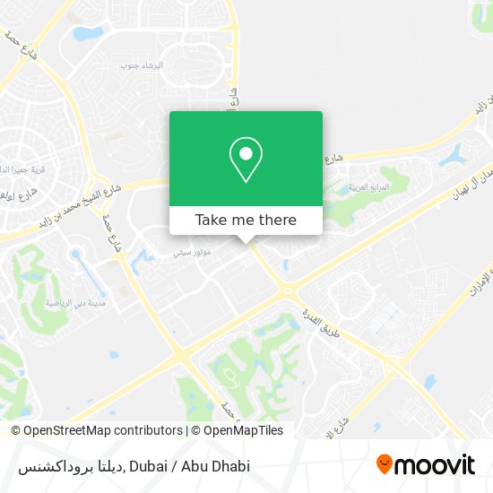 ديلتا بروداكشنس map