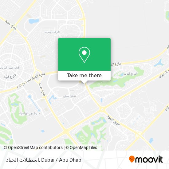 اسطبلات الجياد map