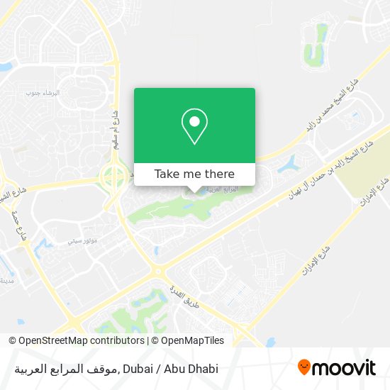 موقف المرابع العربية map