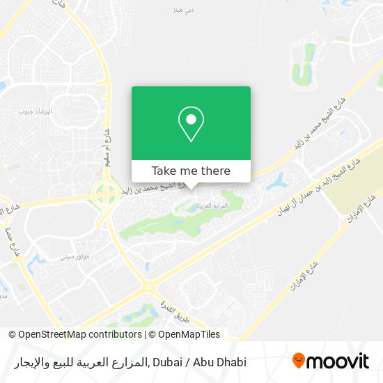 المزارع العربية للبيع والإيجار map