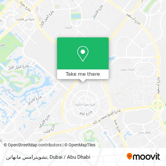 تشويترامس مانهاتن map