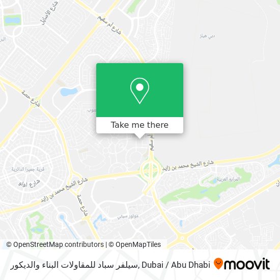 سيلفر سباد للمقاولات البناء والديكور map