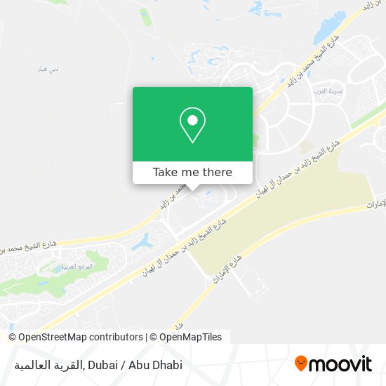 القرية العالمية map