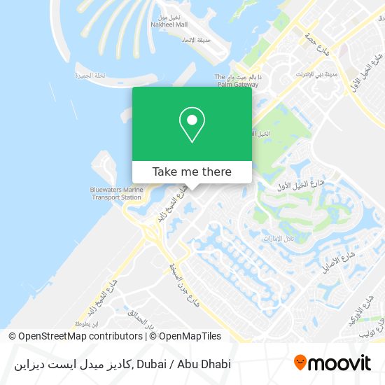 كاديز ميدل ايست ديزاين map