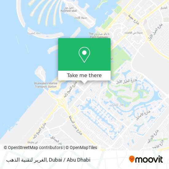 الغرير لتقنية الذهب map