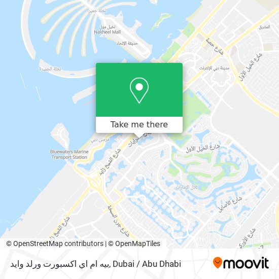 بيه ام اي اكسبورت ورلد وايد map