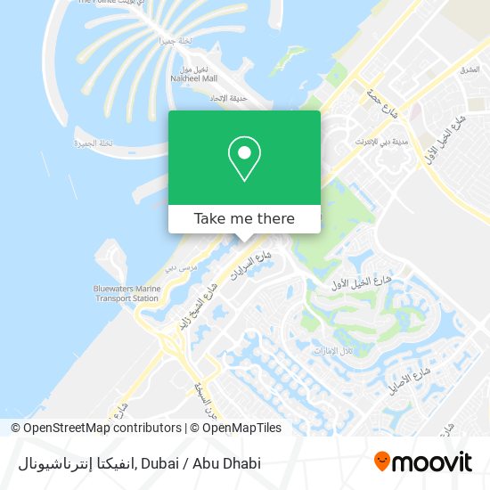 انفيكتا إنترناشيونال map