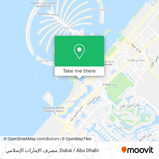 مصرف الإمارات الإسلامي map