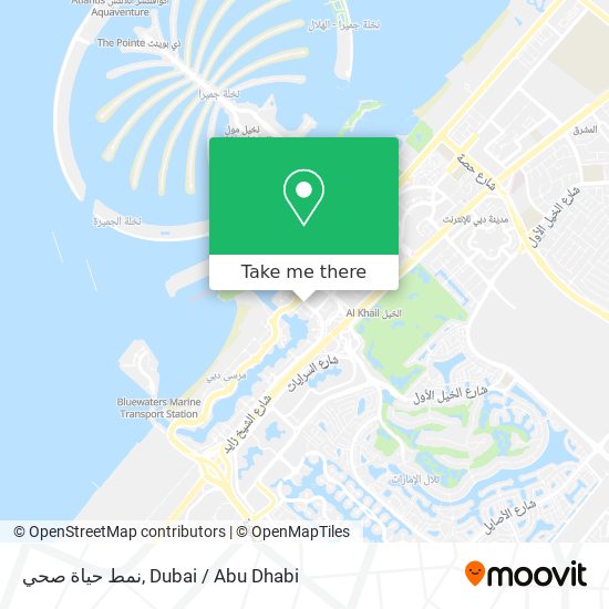 نمط حياة صحي map