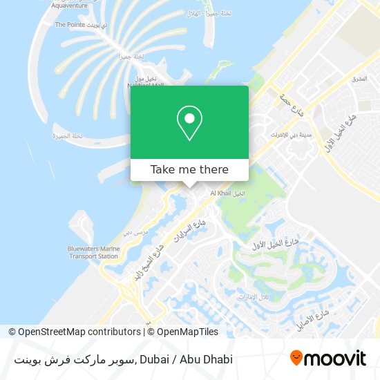 سوبر ماركت فرش بوينت map