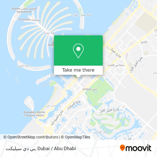 بي دي سيليكت map