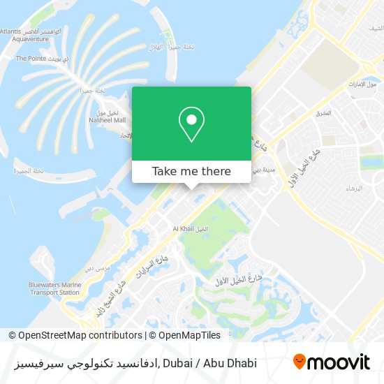 ادفانسيد تكنولوجي سيرفيسيز map