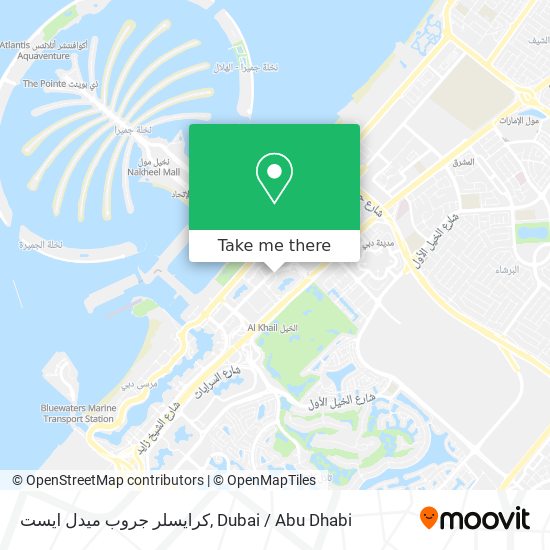 كرايسلر جروب ميدل ايست map