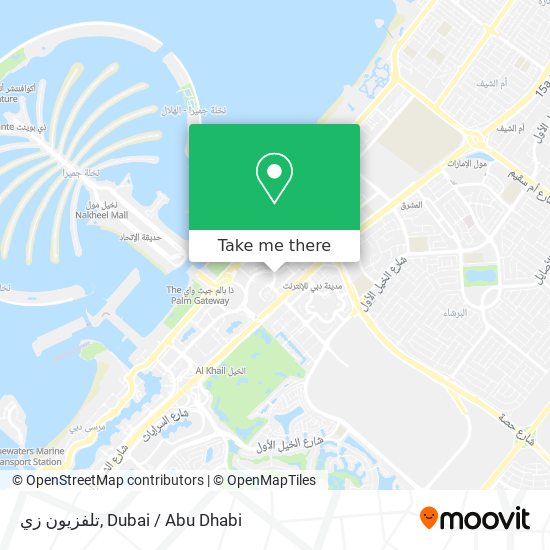 تلفزيون زي map