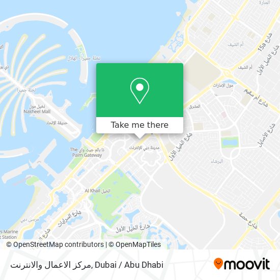 مركز الاعمال والانترنت map