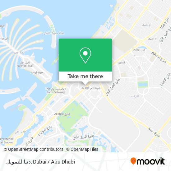 دنيا للتمويل map