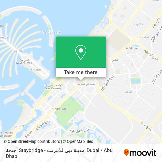 أجنحة Staybridge - مدينة دبي للإنترنت map