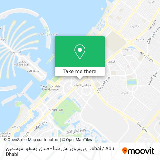 دريم وورتش سبا - فندق وشقق موسمين map