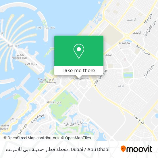 محطة قطار -مدينة دبي للانترنت map