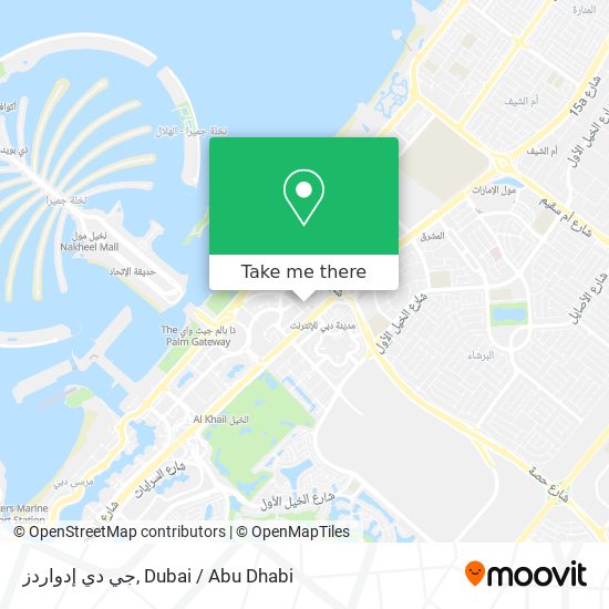 جي دي إدواردز map