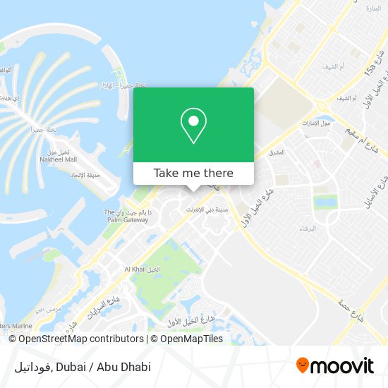 فوداتيل map