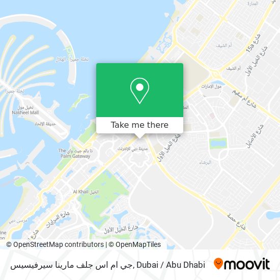 جي ام اس جلف مارينا سيرفيسيس map